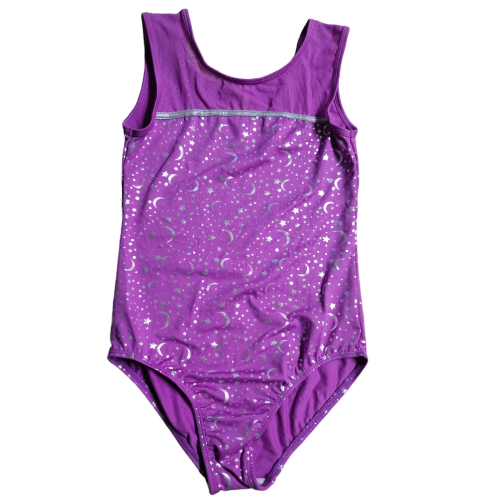 Cat & Jack Girls One Piece Celestial Pull-On Magenta Leotard Size XL (14/16)